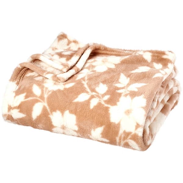 Ashley Cooper&#40;tm&#41; Pressed Flowers Print Plush Throw