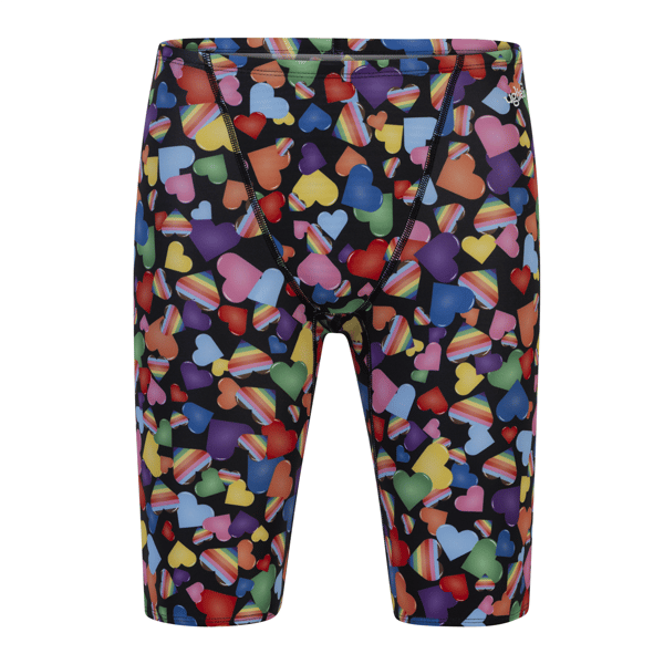 Dolfin Mens Print Jammer - Hearts - image 