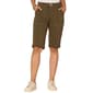 Womens Democracy "Ab"solution High Rise Cuffed Hem Bermuda Shorts - image 2