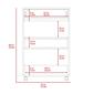 FM FURNITURE Dundee Dark Walnut Kitchen Cart - image 7
