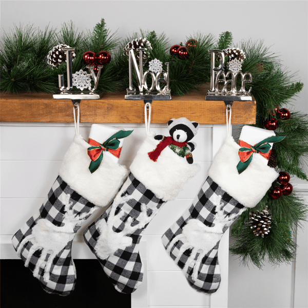 Northlight 3pc. Peace, Joy, & Noel Christmas Stocking Holders
