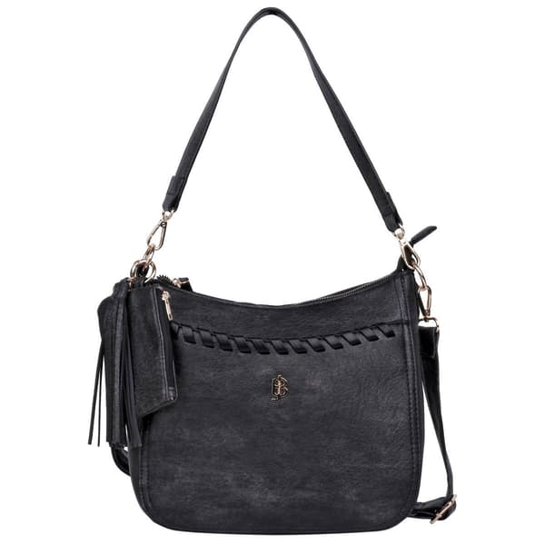 Julia Buxton Whip Stitch Vegan Leather Crossbody Bag