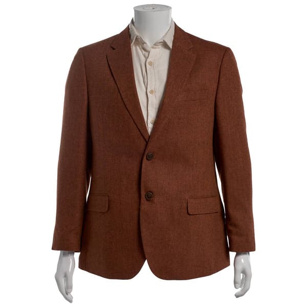 Mens Nautica Rust Herringbone Suit Jacket - image 