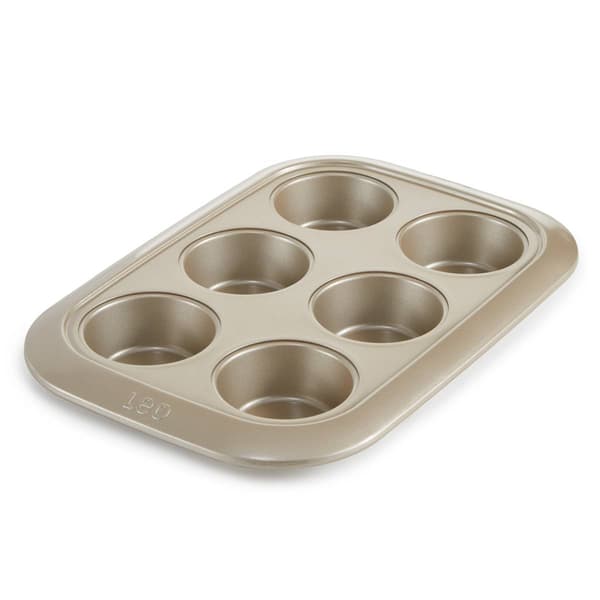 BergHOFF Leo Balance Non-stick Carbon Steel 6-cup Cupcake Pan