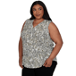 Plus Size Emaline La Vita Costiera Sleeveless Paisley Blouse - image 3