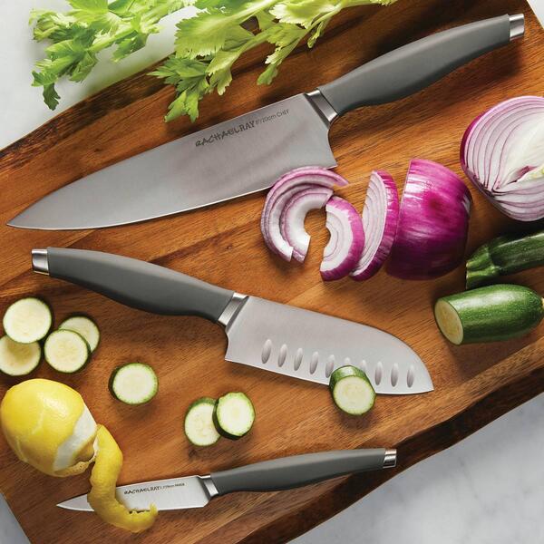 Rachael Ray Cutlery 3pc. Japanese Chef Knife Set - image 