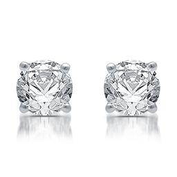 Nova Star(R) Lab Grown Diamond Prong Set Stud Earrings