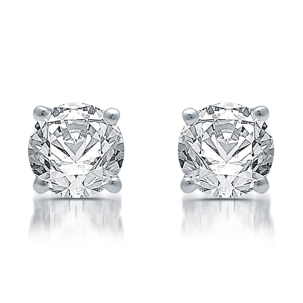 Nova Star(R) Lab Grown Diamond Prong Set Stud Earrings - image 