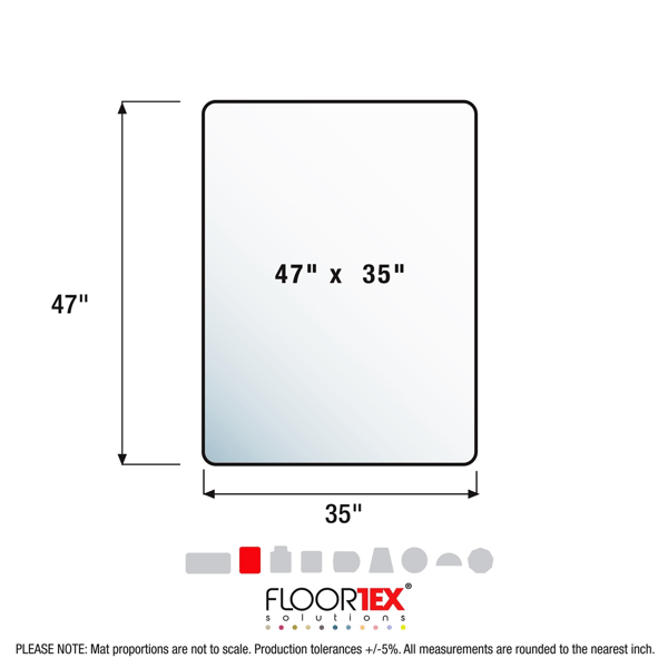Floortex® Megamat® Extra Thick Chair Mat