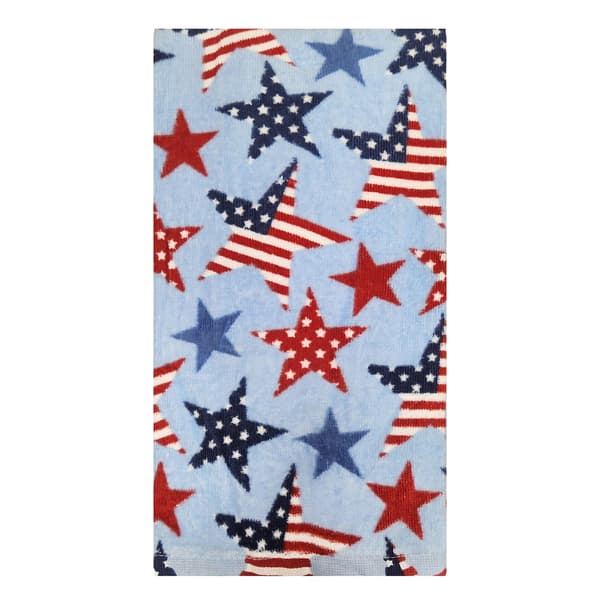 Allover Stars Fiber Reactive Kitchen Towel - image 