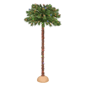 Puleo International 5ft. Pre-Lit Multi-Color Lights Palm Tree - image 1