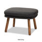 Baxton Studio Lovise Mid-Century Modern Ottoman - image 4