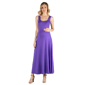 Plus Size 24/7 Comfort Apparel Slim A-Line Maternity Maxi Dress - image 1