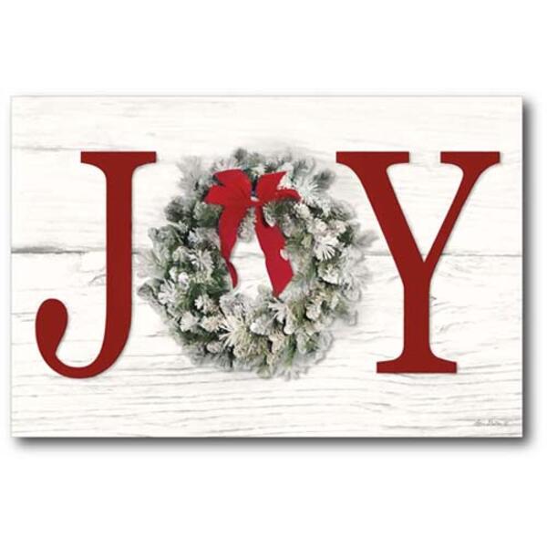 Courtside Market Christmas Joy Gallery Wrapped Canvas Wall Art - image 