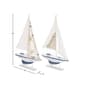9th & Pike&#174; Wooden Sailboat Sculpture Set Of 2 - image 8