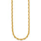 Gold over Sterling Silver Anchor Chain Necklace - image 3