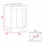 FM FURNITURE Palmer 24in. Free Standing Vanity Cabinet - image 6