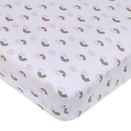 Carters(R) Chasing Rainbows Super Soft Fitted Crib Sheet