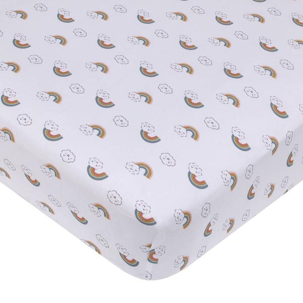 Carters(R) Chasing Rainbows Super Soft Fitted Crib Sheet - image 