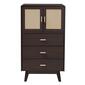 Baxton Studio Giancarlo Mid-Century Modern 3-Drawer Storage Chest - image 3