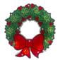 Northlight Seasonal 11in. Lighted Wreath Christmas Window Decor - image 1