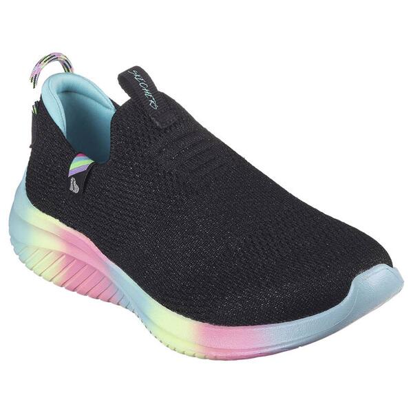 Girls Skechers Ultra Flex 3.0 Color Joy Athletic Sneakers - image 