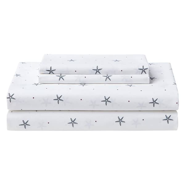 Nautica Star Spangled Coastal Percale Cotton Sheet Set