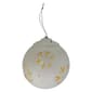 Northlight Seasonal 5in. LED Snowflake Christmas Ball Ornament - image 1