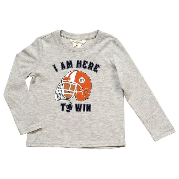 Toddler Boy Tales & Stories Long Sleeve Here to Win Graphic Tee
