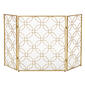 9th & Pike&#40;R&#41; Gold Metal Fireplace Screen - image 1