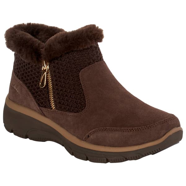(取寄) スケッチャーズ レディース イージー ゴーイング - ジェントル フォール SKECHERS women Easy Going - Gentle Fall Chocolate Womens Skechers Relaxed Fit® Easy Going - Gentle Fall Ankle Boots