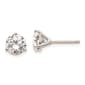 Pure Fire 14kt. White Gold Lab Grown 1 1/2ctw. Diamond Earrings - image 1