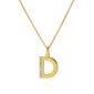 Accents by Gianni Argento Diamond Accent Block Initial D Pendant - image 1