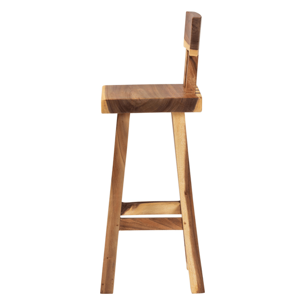 bali & pari Luli Suar Wood Bar Stool