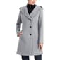 Womens BGSD Wool Asymmetrical Hooded Walker Coat - image 2