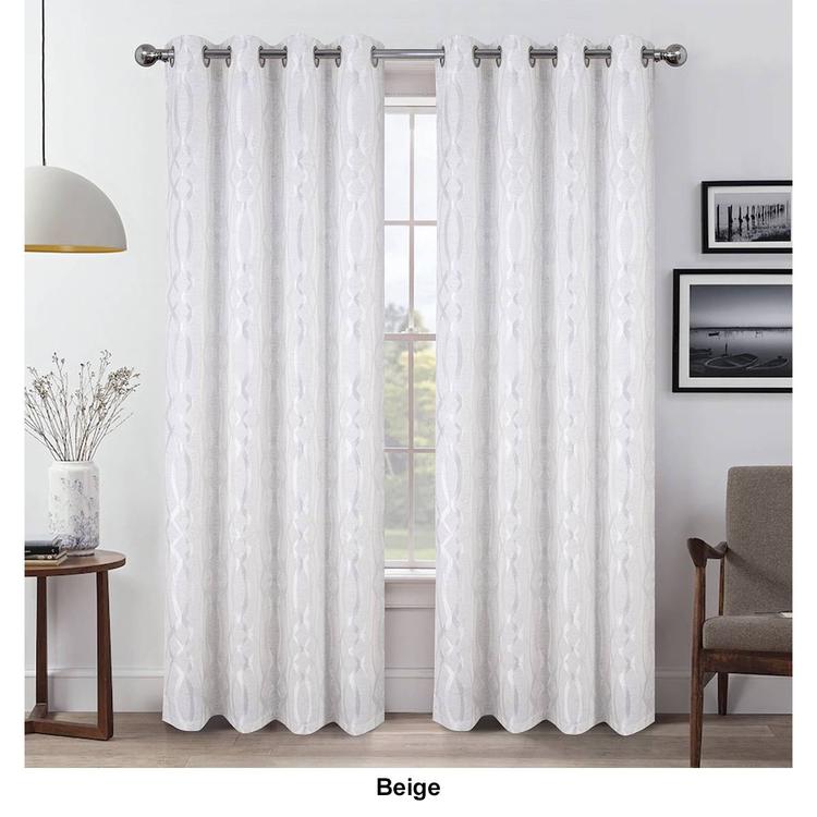 Jacquard Grommet Panel Curtain