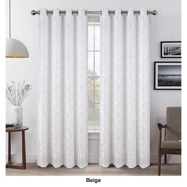 Jacquard Grommet Panel Curtain