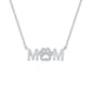 Diamond Classics(tm) 1/10ctw. Diamond Silver Pet Mom Necklace - image 1