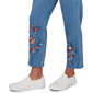 Womens Alfred Dunner Austin Floral Butterfly Pull On Jeans - image 5
