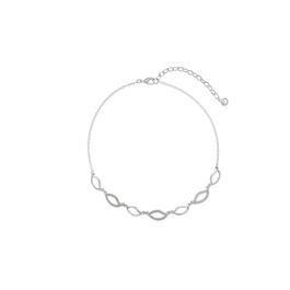 Gloria Vanderbilt Silver-Tone Multi Teardrop Frontal Necklace