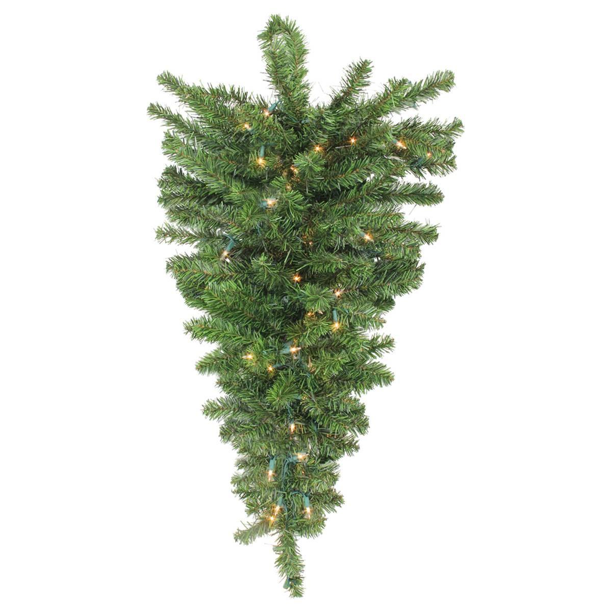 Northlight Seasonal 30in. Canadian Pine Teardrop Door Swag