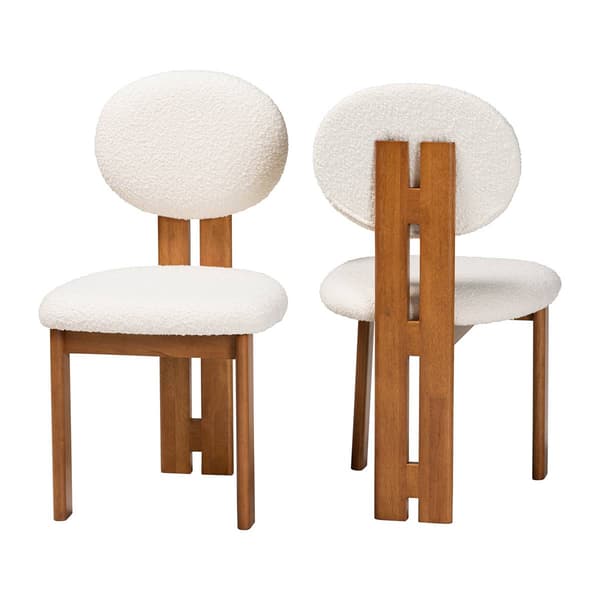 Baxton Studio Kacela Modern Japandi 2pc. Dining Chair Set
