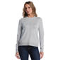 Petite Rafaella(R) Long Sleeve Solid Studded Crew Neck Sweater - image 1
