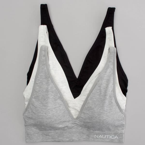 Womens Nautica 3pk. Seamless Heather Bras NT2217-3PKZ