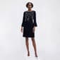 Womens MSK Flounce Sleeve Pearl Beaded Shift Dress - image 2