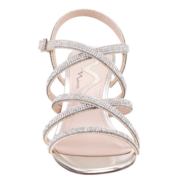 Womens Nina Bloom Strappy Slingback Heeled Sandals