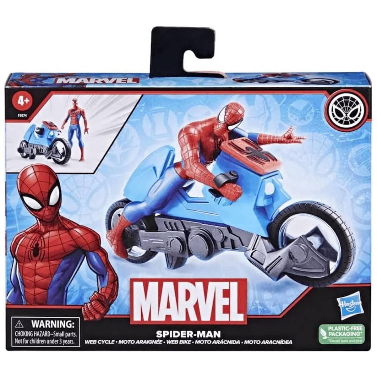 Marvel Spider-Man Web Cycle 5.75-inch Figure