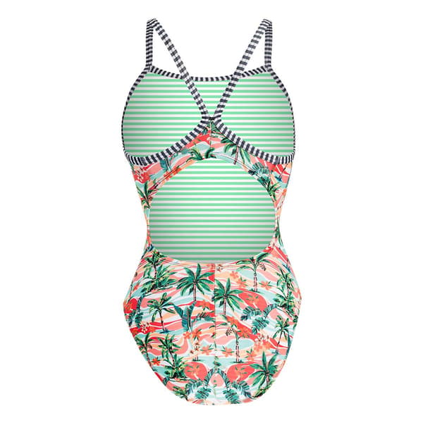 Womens Dolfin® Uglies V-2 Back Aloha One Piece Swimsuit