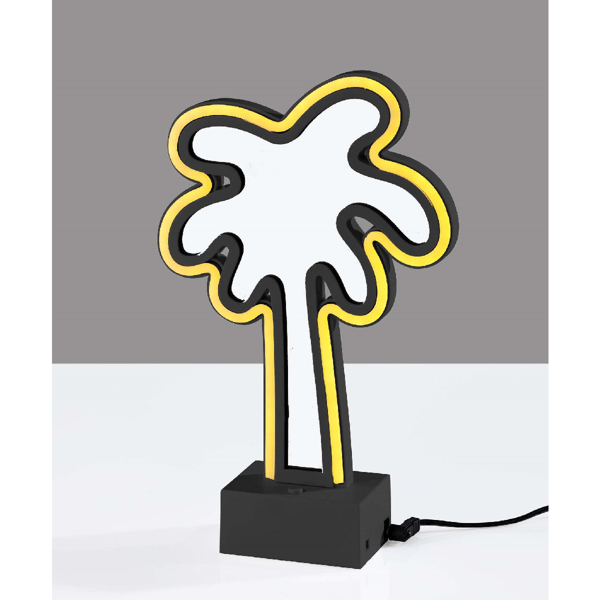 Simplee Adesso Infinity Neon Palm Tree Table/Wall Lamp