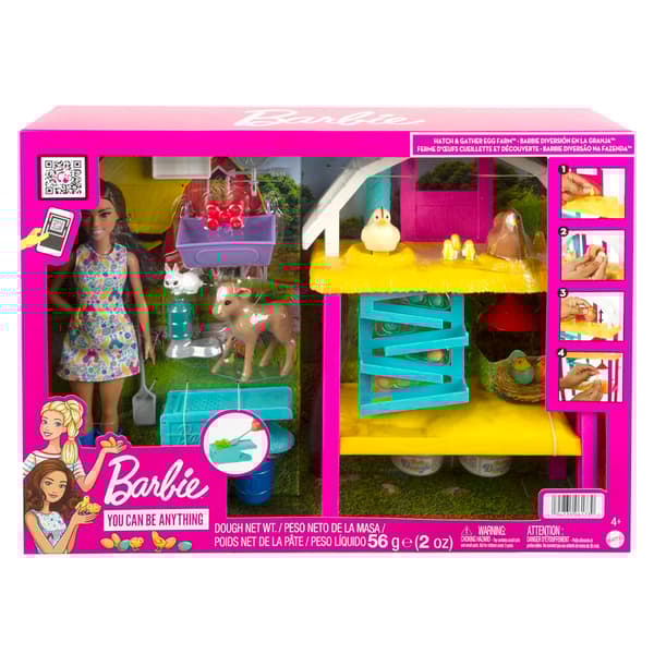 Barbie® Farm Fresh Hatch & Gather Egg Farm Playset